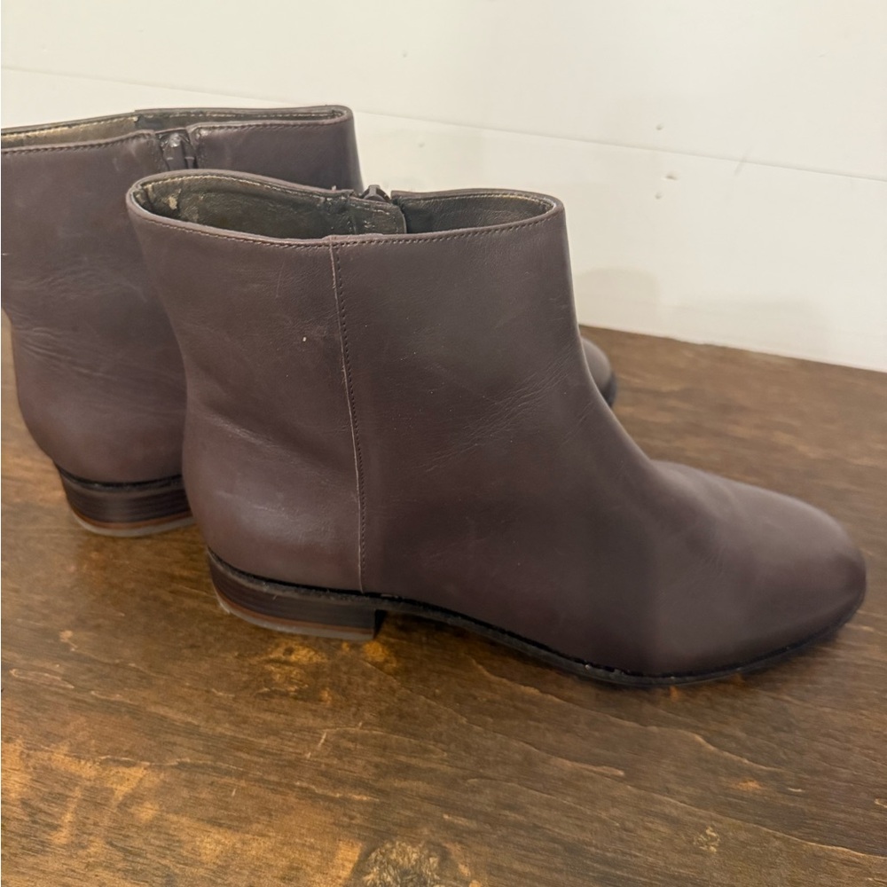 Talbots Dark Brown Leather Boots